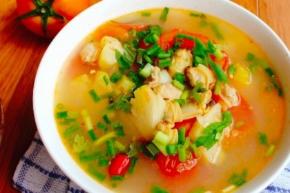 Canh chua ngao