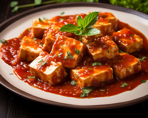 Đậu hủ sốt cà