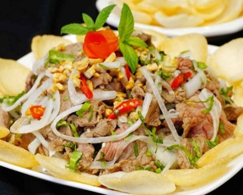 GỏI BÒ BÓP THẤU 