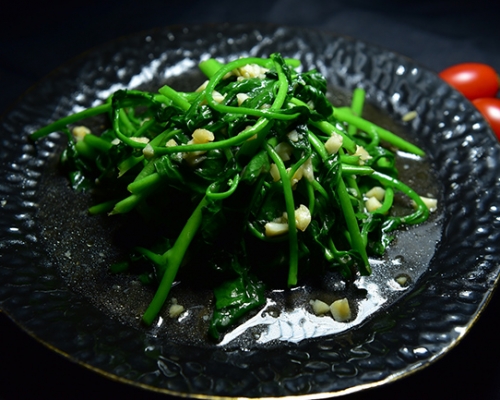 Rau mồng tơi xào tỏi