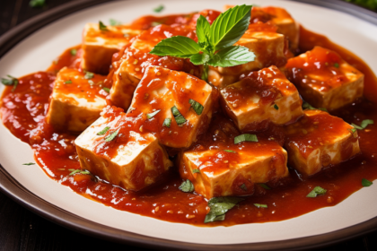 Đậu hủ sốt cà chua Đậu hủ sốt cà chua