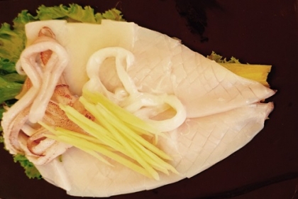 Mực ống hấp Mực ống hấp