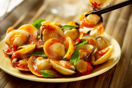 Ngao xào me Ngao xào me